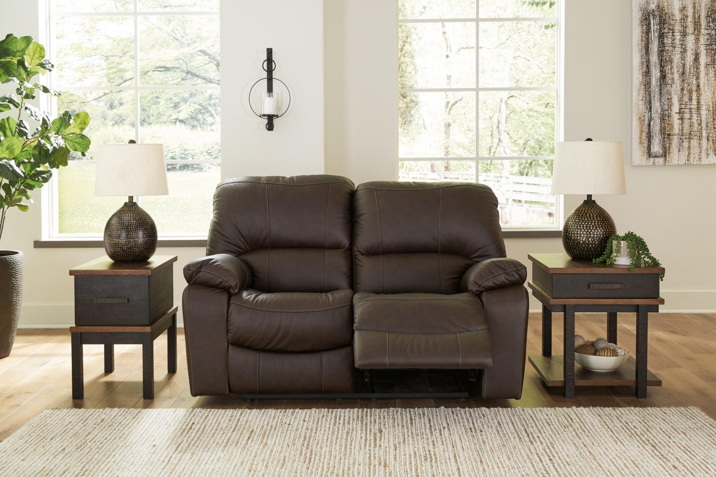 Leesworth Power Reclining Loveseat - MyWaynesHome #