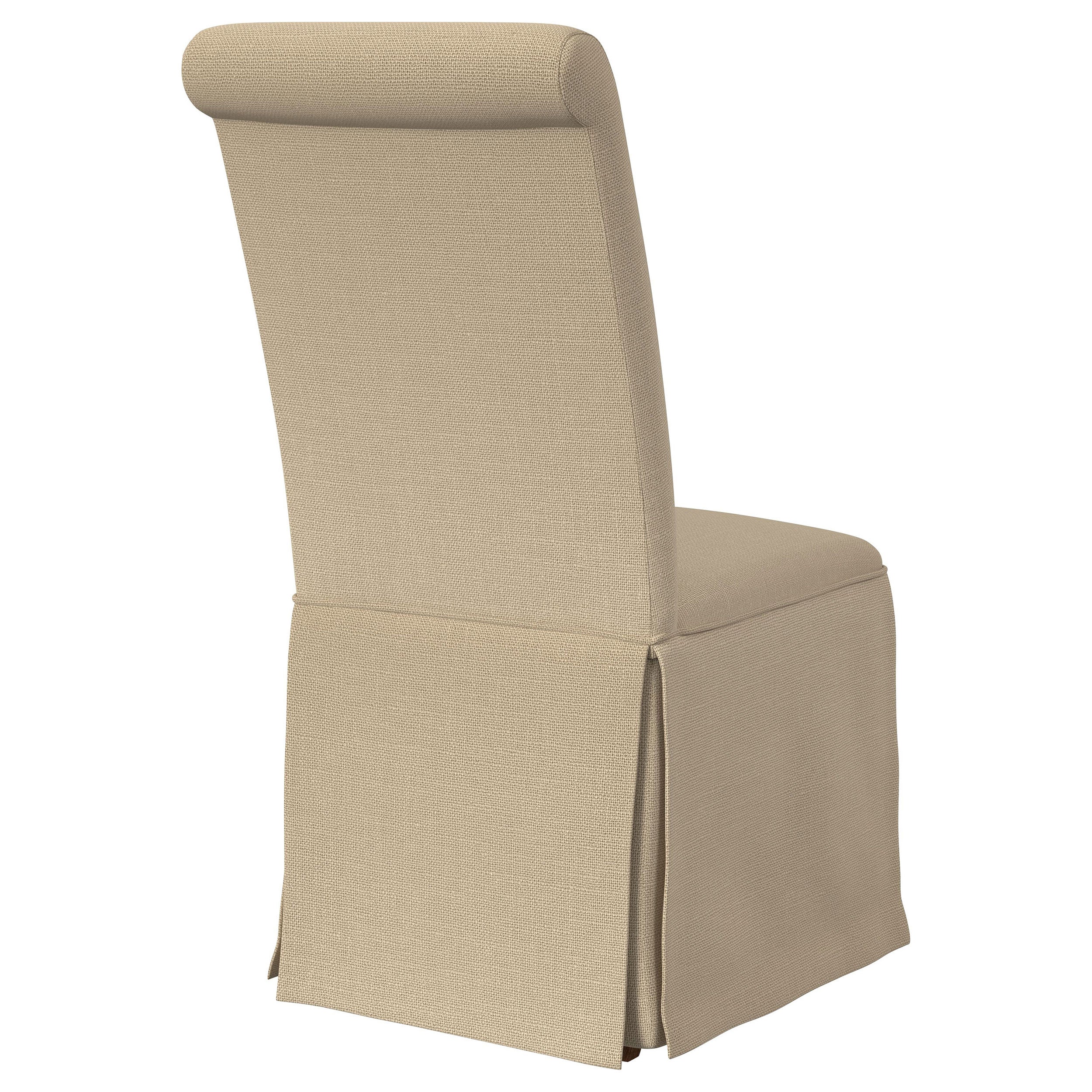 Shawna Upholstered Skirted Dining Chair Khaki (set Of 2) - MyWaynesHome #