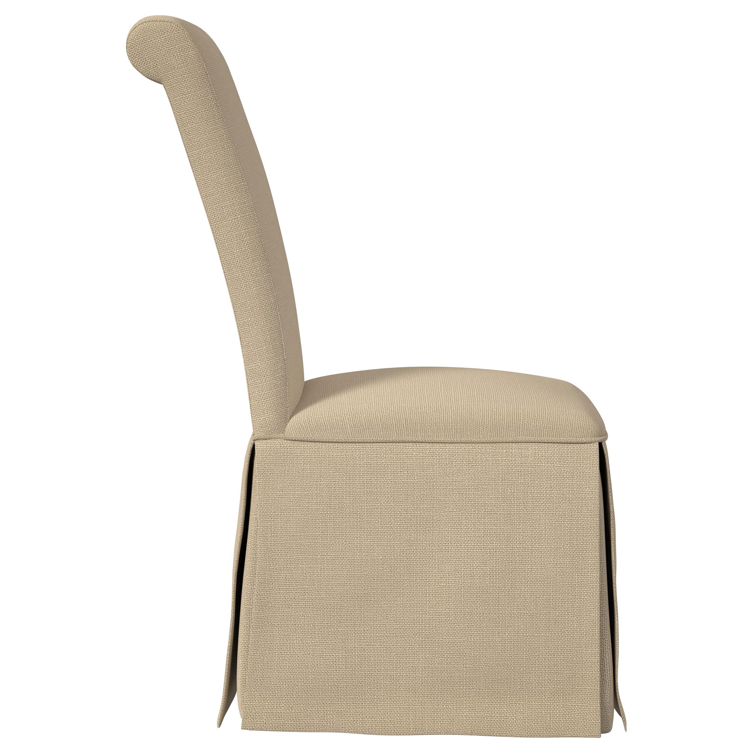 Shawna Upholstered Skirted Dining Chair Khaki (set Of 2) - MyWaynesHome #