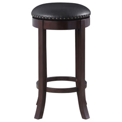 Aboushi Black Swivel Bar Stool - MyWaynesHome #