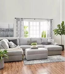Parkdale 2 Piece Sectional-Silver - MyWaynesHome #