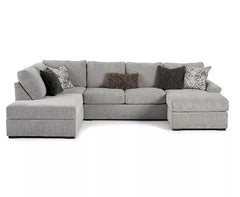 Parkdale 2 Piece Sectional-Silver - MyWaynesHome #