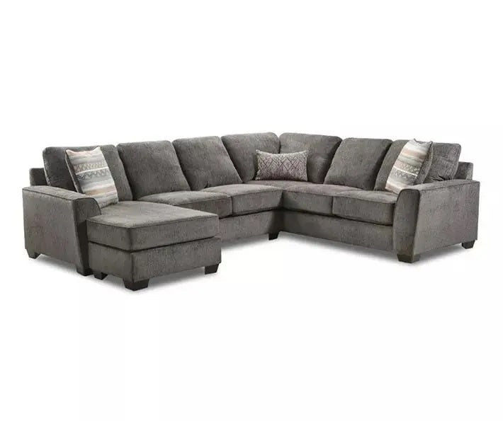 Deermont 2 Piece Sectional-Gray - MyWaynesHome #