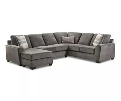 Deermont 2 Piece Sectional-Gray - MyWaynesHome #