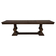 Ridgewell Rectangular Trestle Dining Table Dark Oak