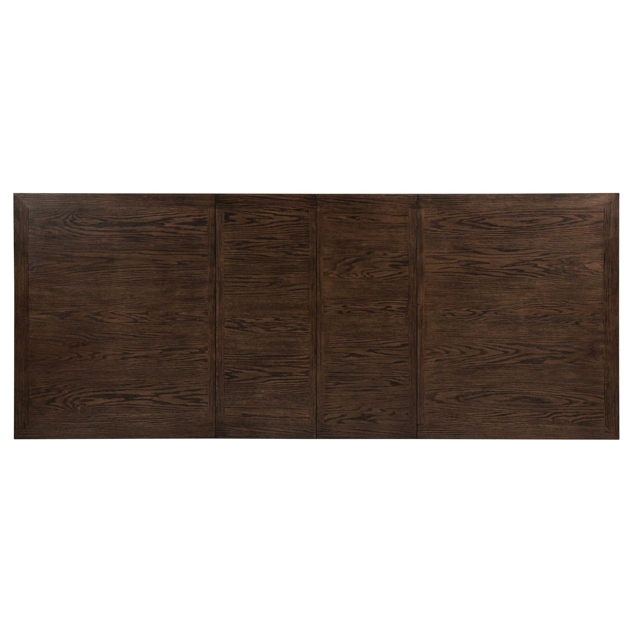 Ridgewell Rectangular Trestle Dining Table Dark Oak