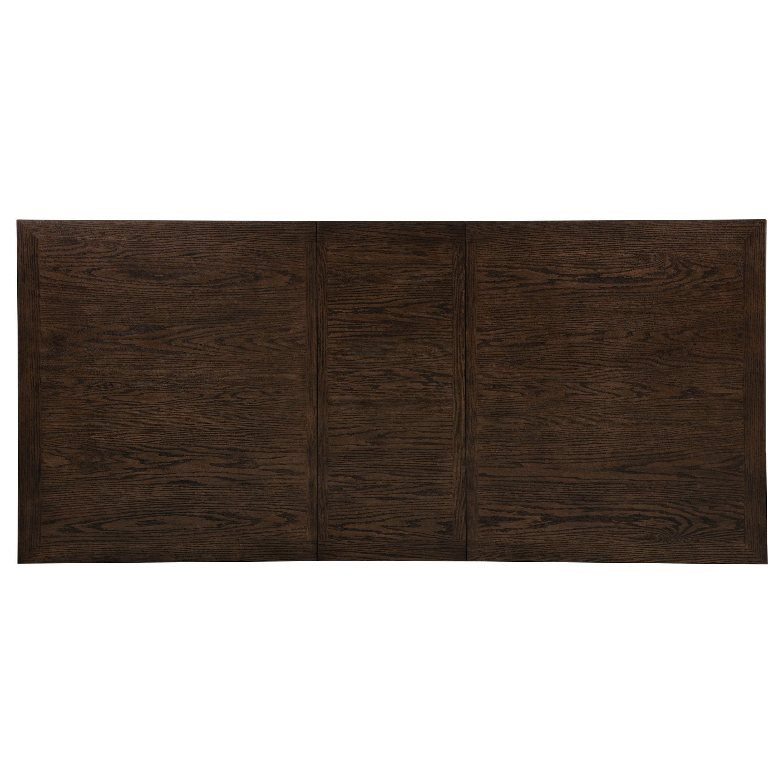 Ridgewell Rectangular Trestle Dining Table Dark Oak