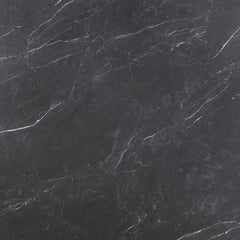 Camden Round 48-inch Faux Marble Top Dining Table Black - MyWaynesHome #