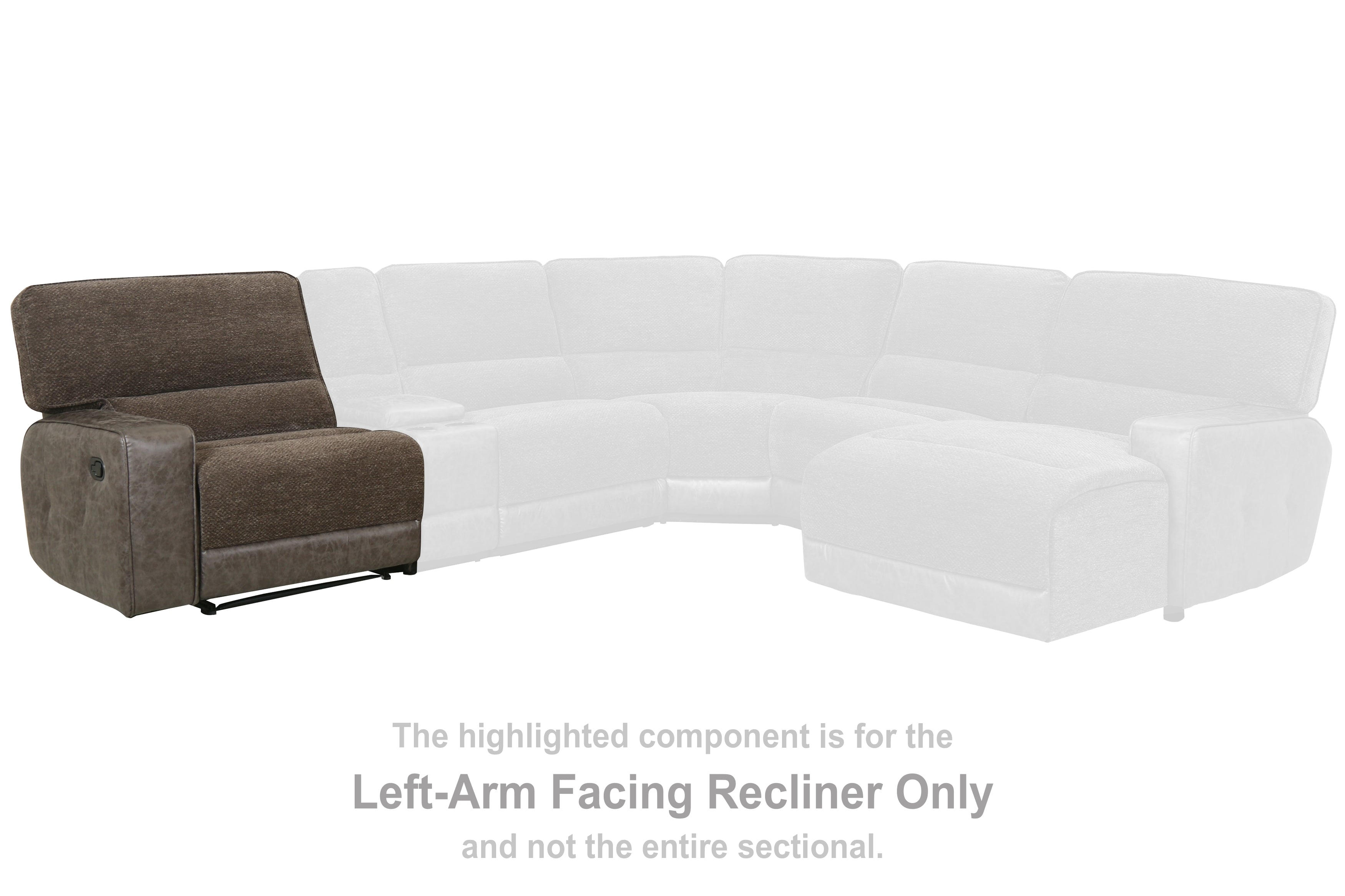 Dunbarton Left-Arm Facing Recliner