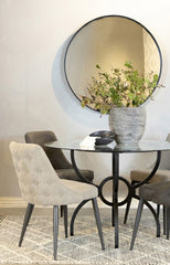 Cosmo Upholstered Dining Side Chair Light Grey (set Of 2) - MyWaynesHome #