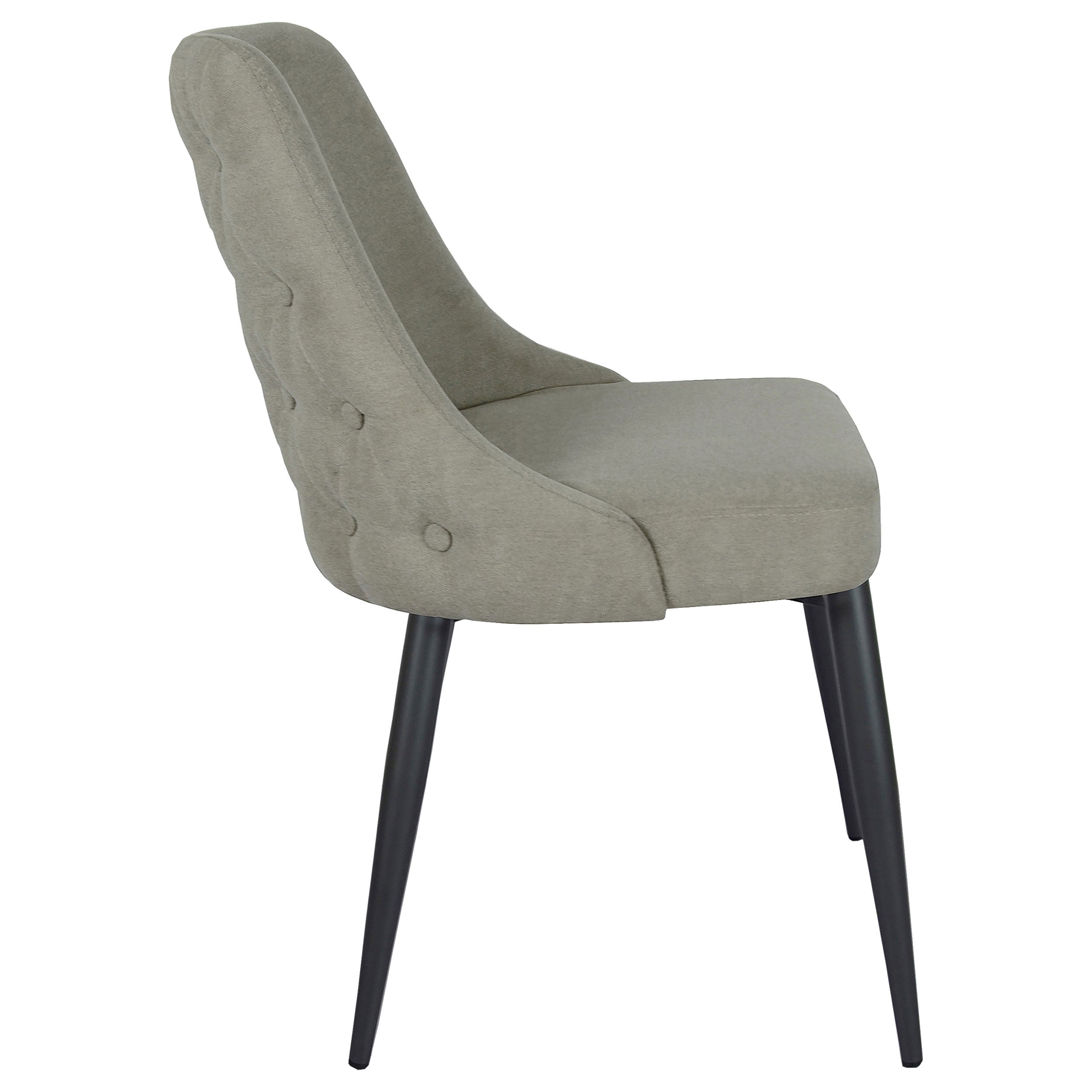 Cosmo Upholstered Dining Side Chair Light Grey (set Of 2) - MyWaynesHome #