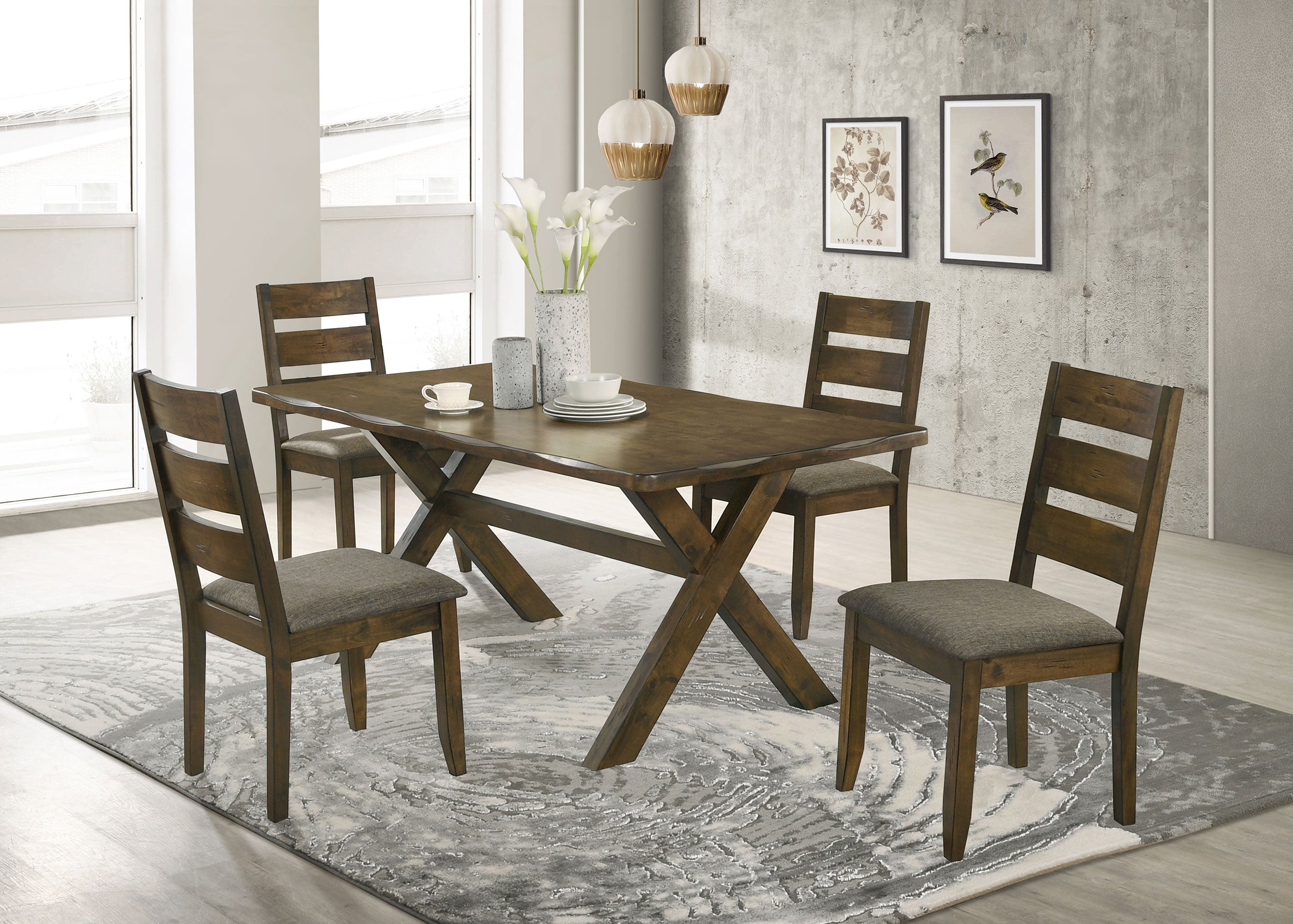 Alston Wood Dining Side Chair Knotty Nutmeg (set Of 2)