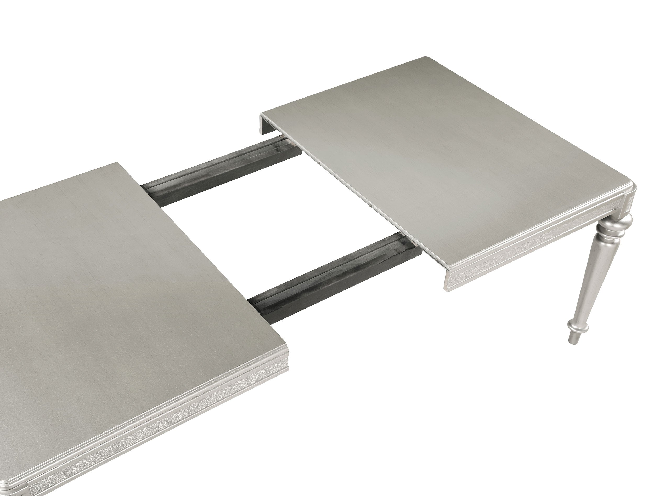 Bling Game 7-piece Rectangular Dining Set Metallic Platinum - MyWaynesHome #