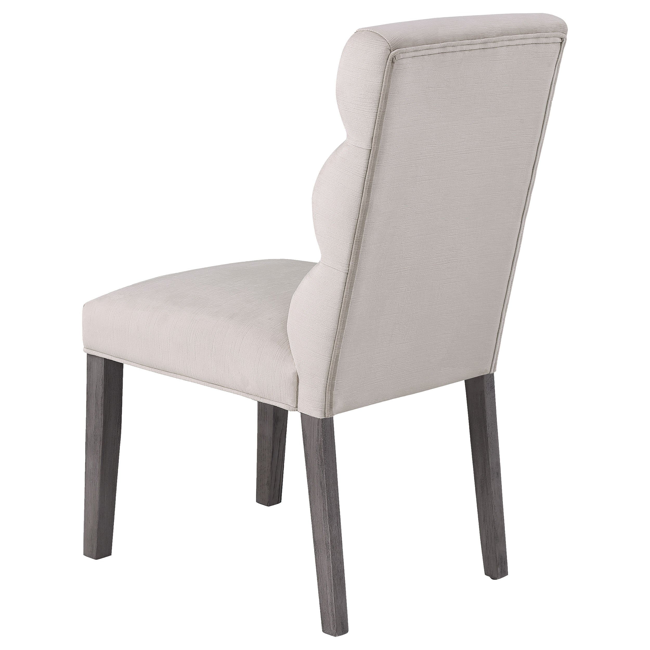 Carla Velvet Upholstered Dining Side Chair Stone (set Of 2) - MyWaynesHome #