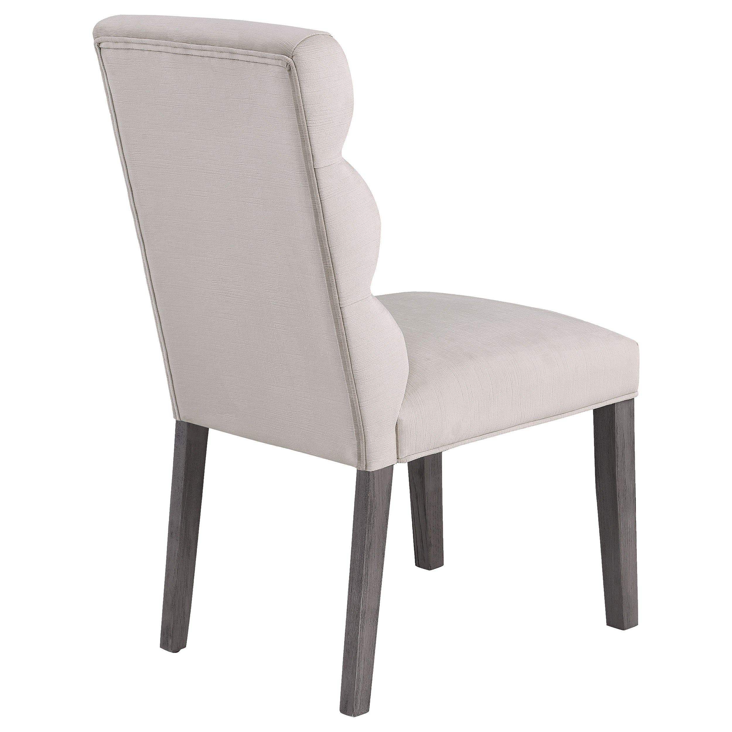 Carla Velvet Upholstered Dining Side Chair Stone (set Of 2) - MyWaynesHome #
