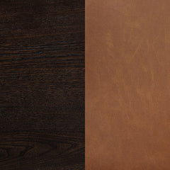 Tegan Faux Leather Upholstered Counter Height Chair Cognac (set Of 2)