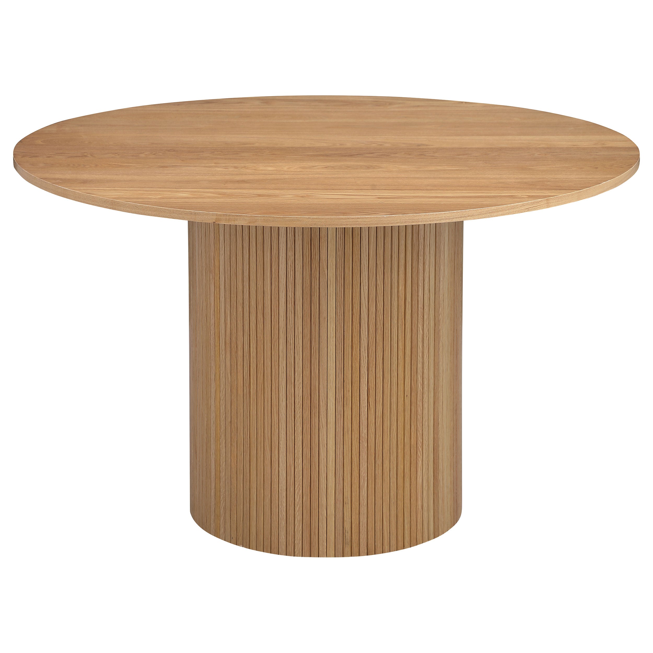 Bradbury Round 48-inch Wood Top Dining Table Natural - MyWaynesHome #
