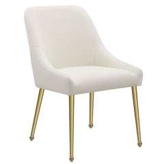 Mayette Upholstered Dining Side Chair Ivory (set Of 2) - MyWaynesHome #
