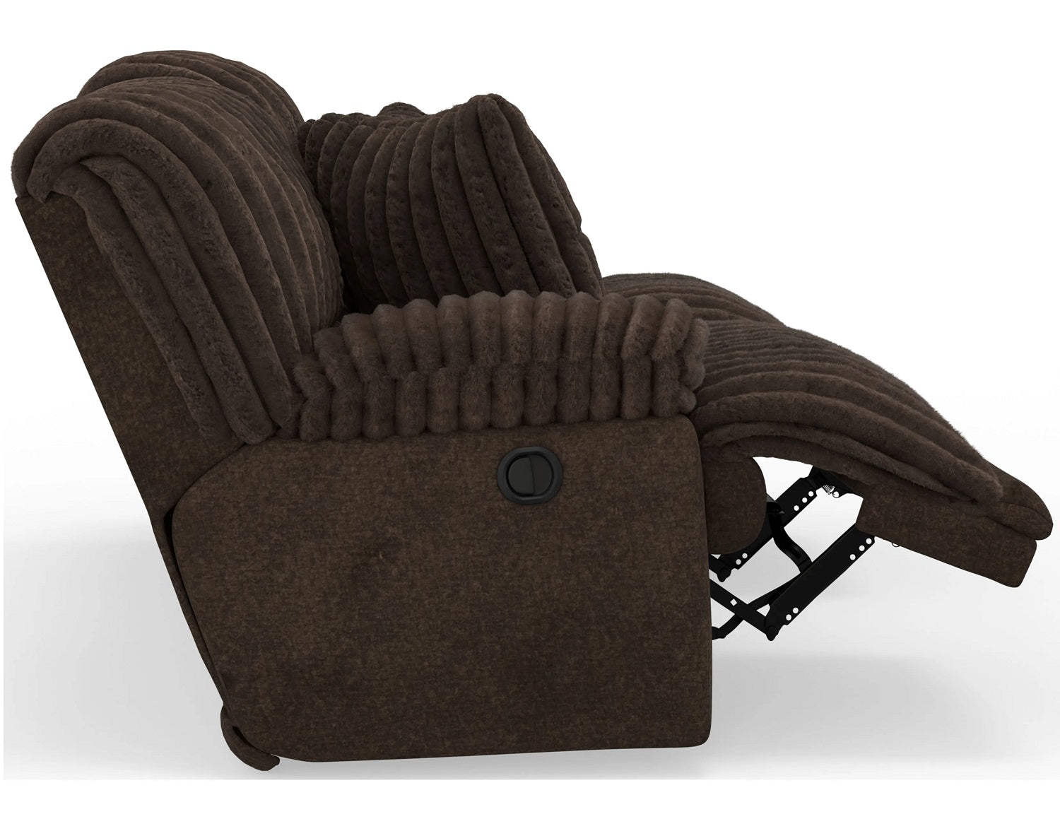 Hollifield 2 Piece Reclining Sofa and Loveseat Set-Chocolate - MyWaynesHome #