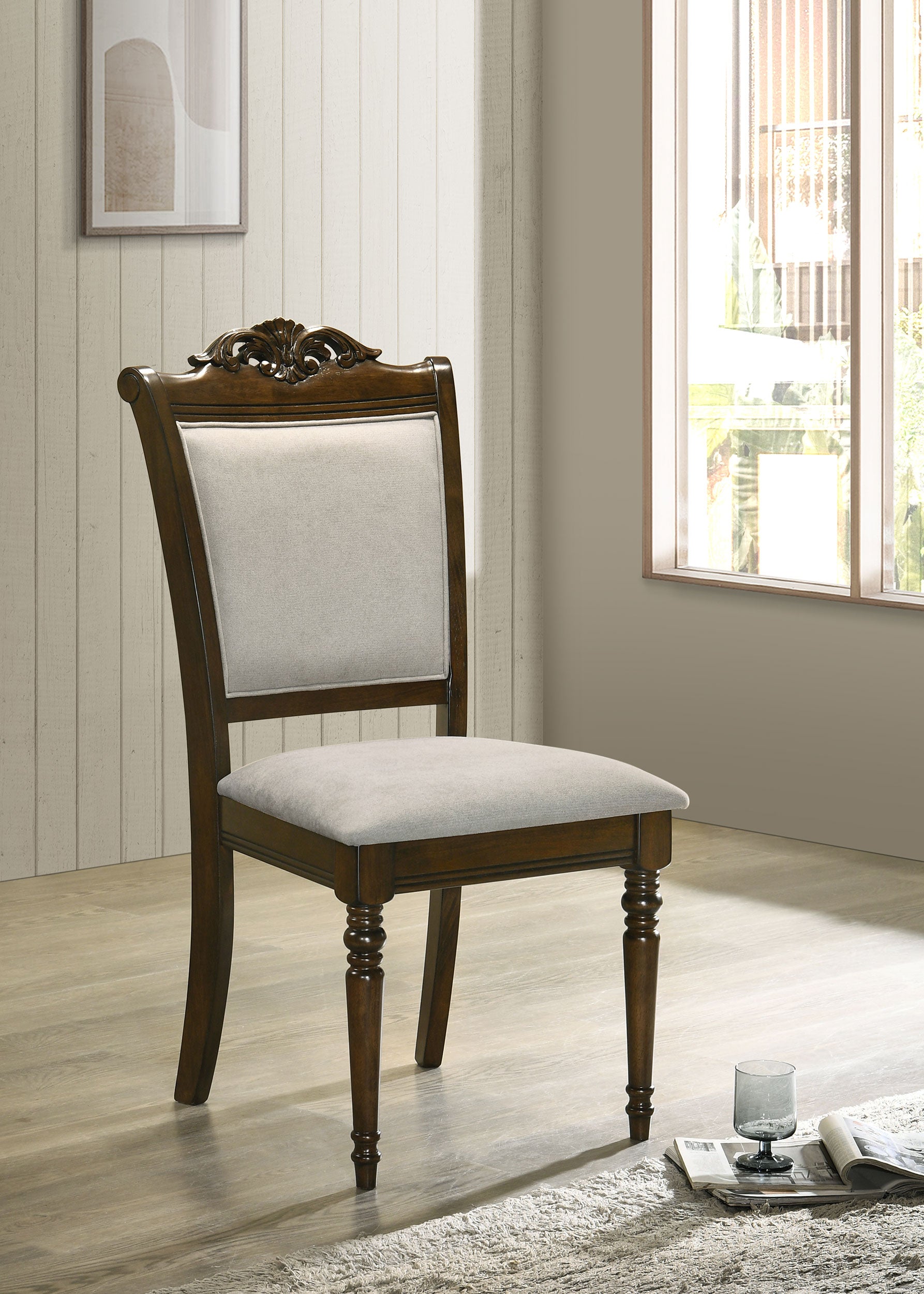 Willowbrook Wood Dining Side Chair Chestnut (set Of 2) - MyWaynesHome #