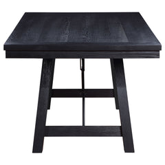 Newport 5-piece Rectangular Trestle Dining Table Set Black - MyWaynesHome #