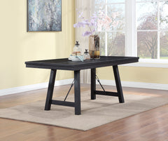 Newport Rectangular 72-inch Wood Trestle Dining Table Black - MyWaynesHome #