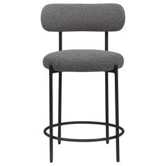 Viola Boucle Upholstered Counter Chair Grey (set Of 2) - MyWaynesHome #
