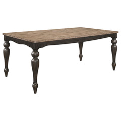 Bridget 5-piece Rectangular Dining Set Charcoal Sand Through - MyWaynesHome #