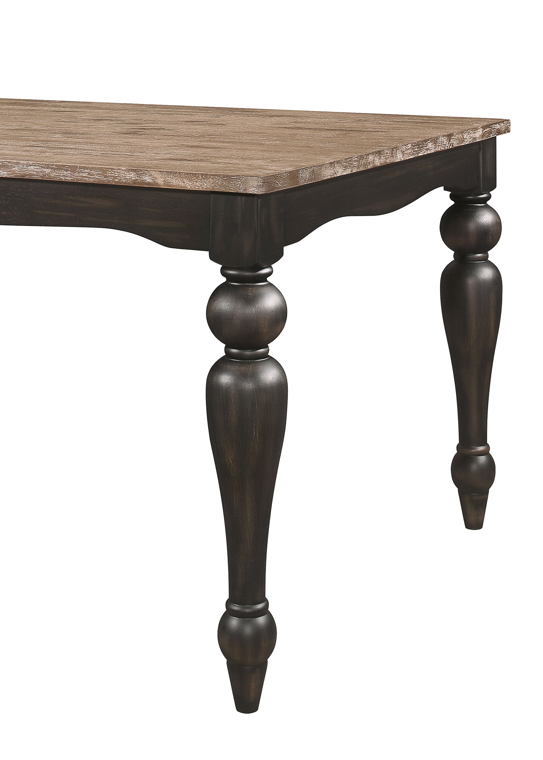 Bridget 5-piece Rectangular Dining Set Charcoal Sand Through - MyWaynesHome #