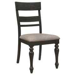 Bridget Wood Dining Side Chair Charcoal (set Of 2) - MyWaynesHome #