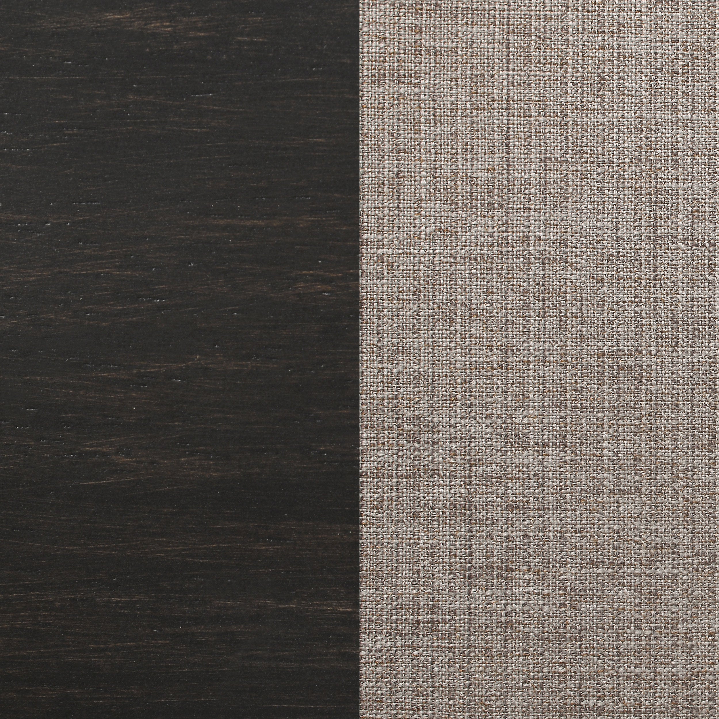 Bridget Fabric Upholstered Dining Bench Stone And Charcoal - MyWaynesHome #