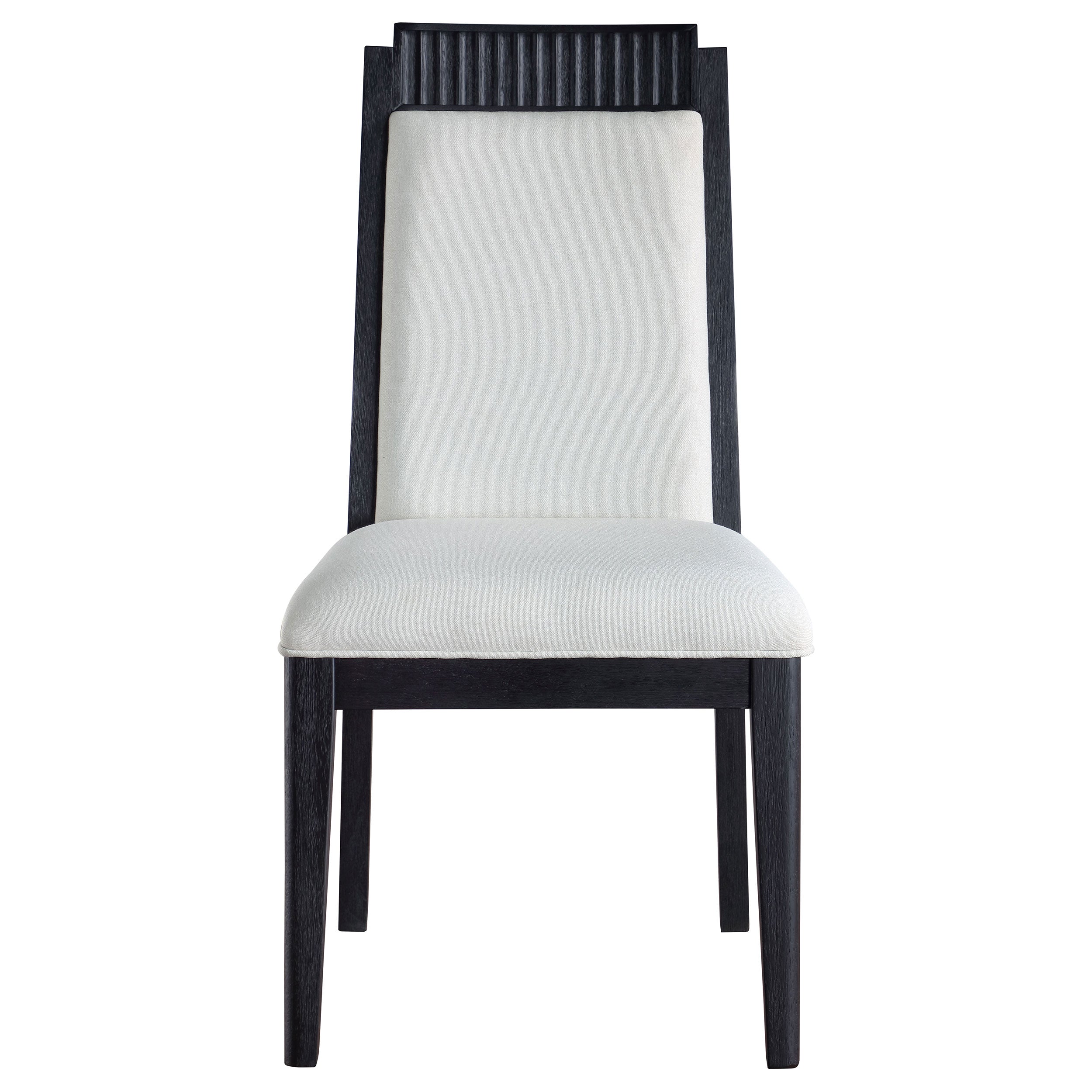 Brookmead Wood Dining Side Chair Ivory And Black (set Of 2) - MyWaynesHome #