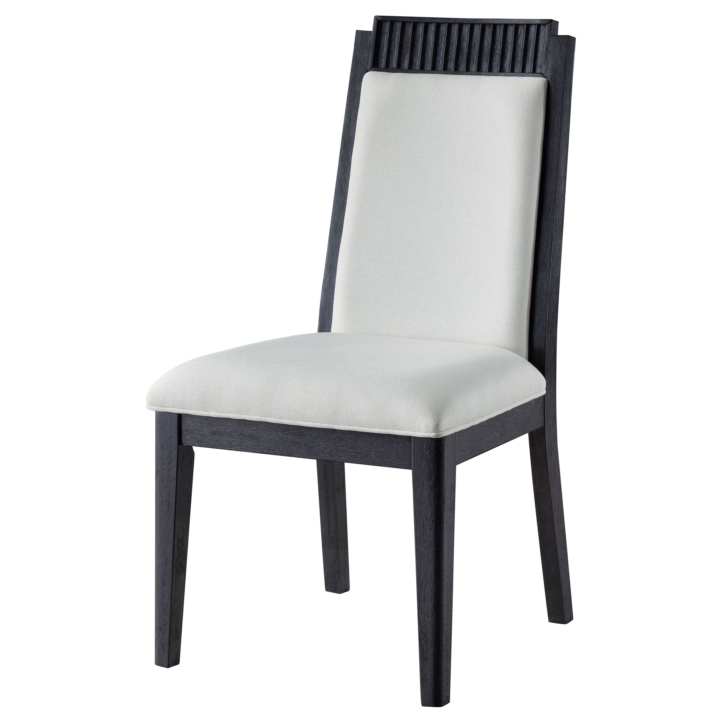 Brookmead Wood Dining Side Chair Ivory And Black (set Of 2) - MyWaynesHome #