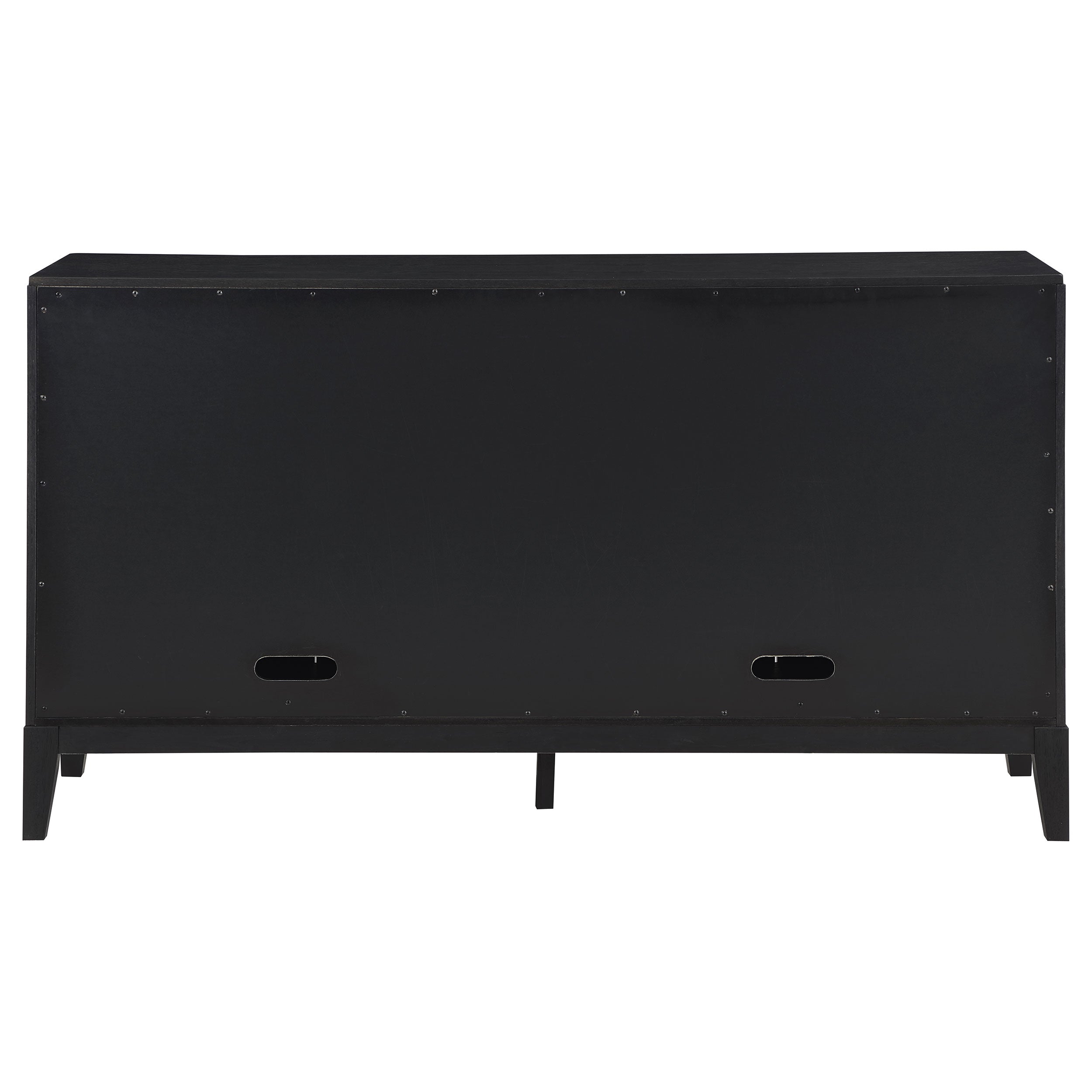 Brookmead 4-door Sideboard Buffet Storage Cabinet Black - MyWaynesHome #