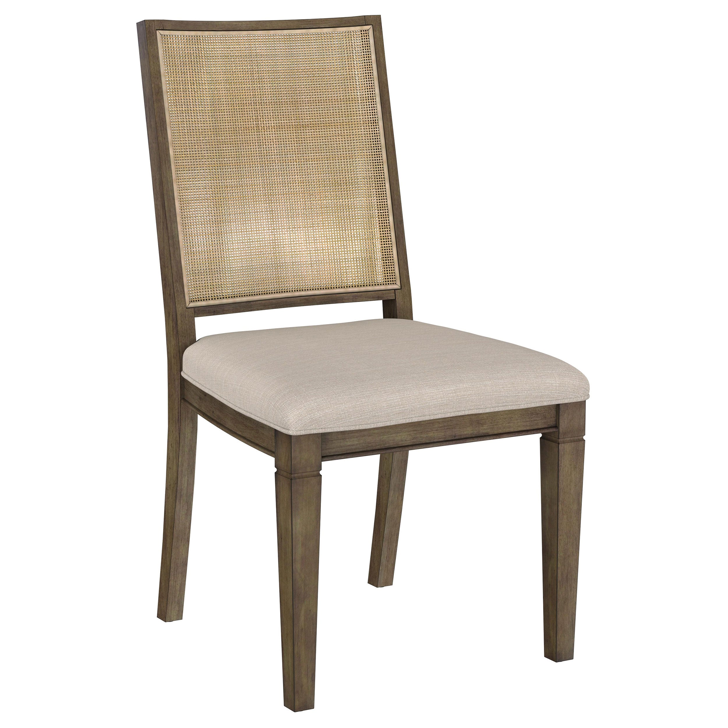Matisse Woven Rattan Back Dining Side Chair Brown (set Of 2) - MyWaynesHome #