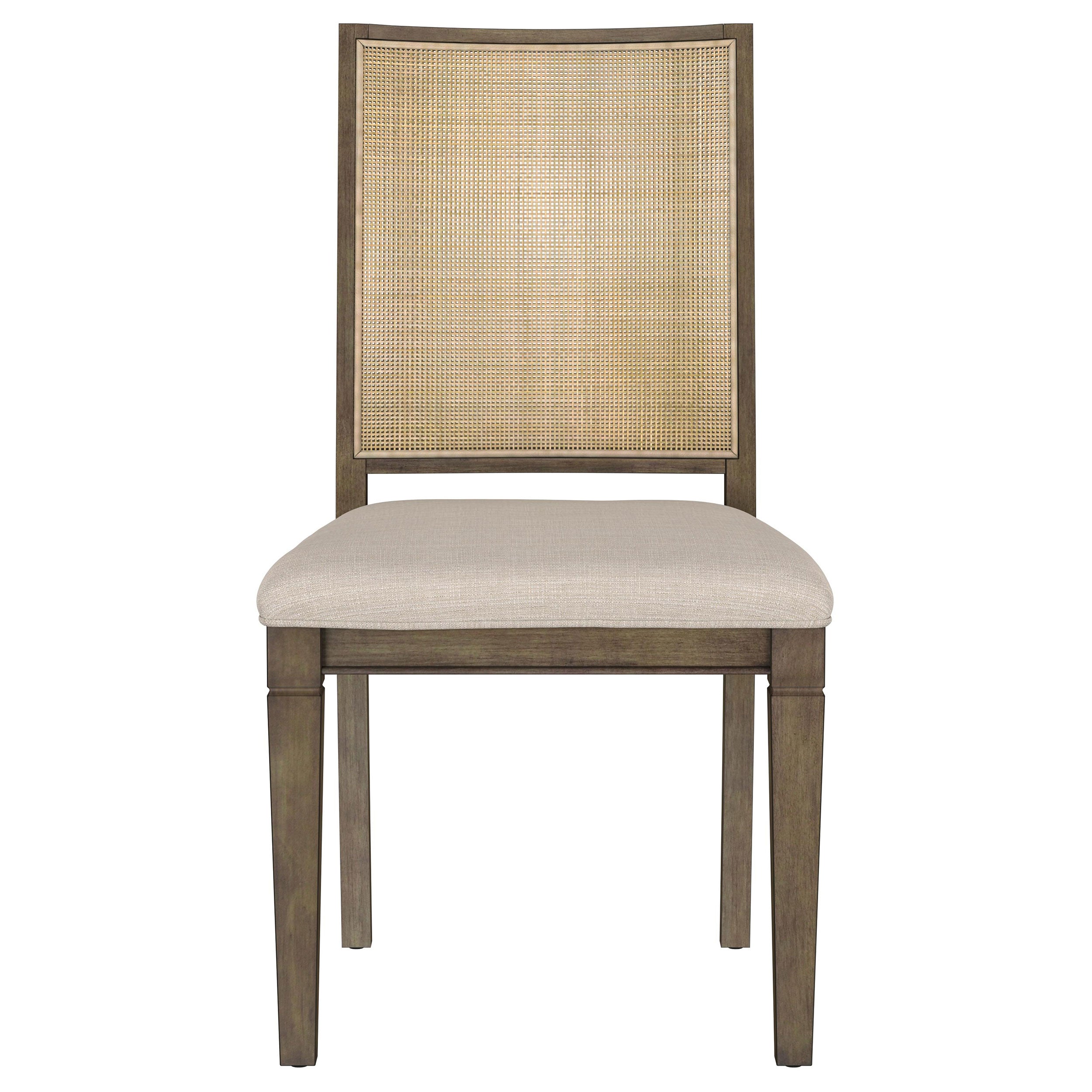 Matisse Woven Rattan Back Dining Side Chair Brown (set Of 2) - MyWaynesHome #
