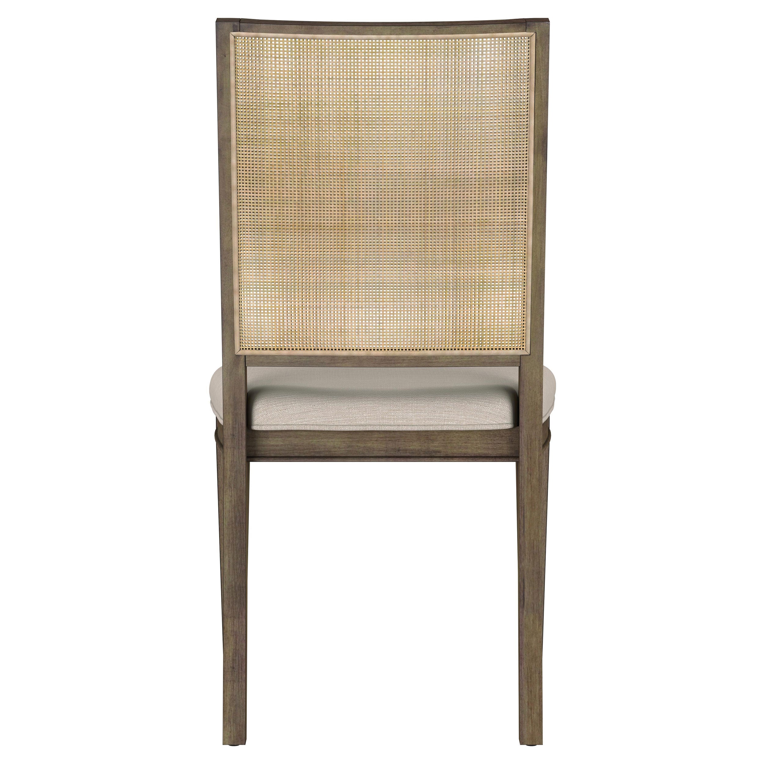Matisse Woven Rattan Back Dining Side Chair Brown (set Of 2) - MyWaynesHome #