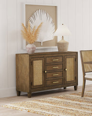 Matisse 4-drawer Sideboard Buffet Cabinet Light Brown - MyWaynesHome #