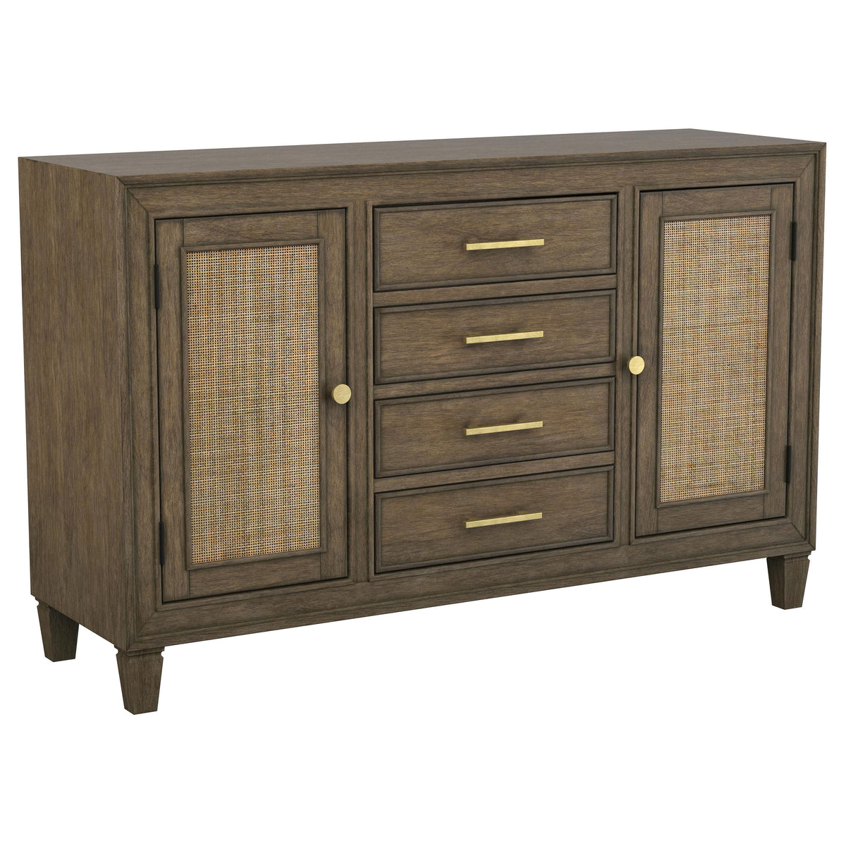 Matisse 4-drawer Sideboard Buffet Cabinet Light Brown - MyWaynesHome #