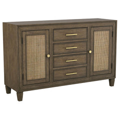 Matisse 4-drawer Sideboard Buffet Cabinet Light Brown - MyWaynesHome #