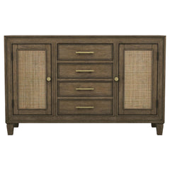 Matisse 4-drawer Sideboard Buffet Cabinet Light Brown - MyWaynesHome #