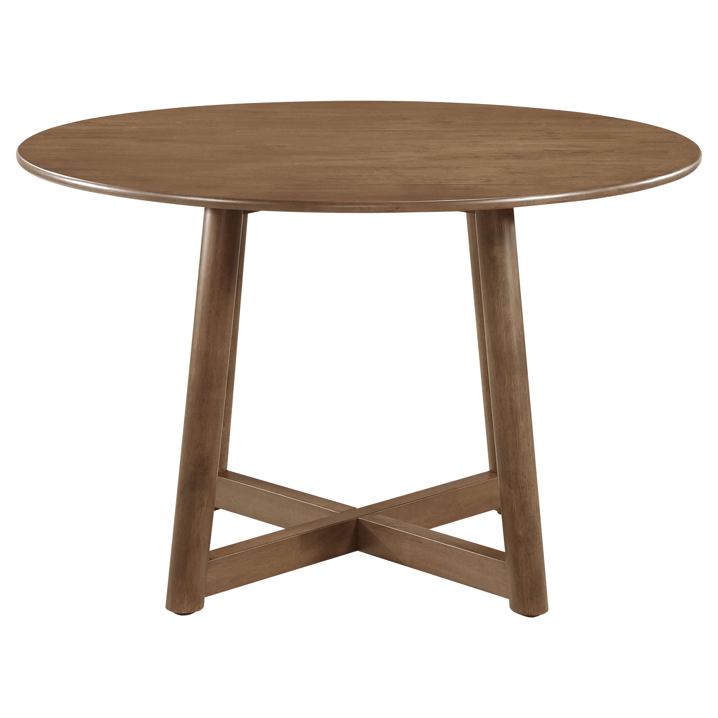 Dinah 5-piece Round Solid Wood Dining Set Walnut - MyWaynesHome #