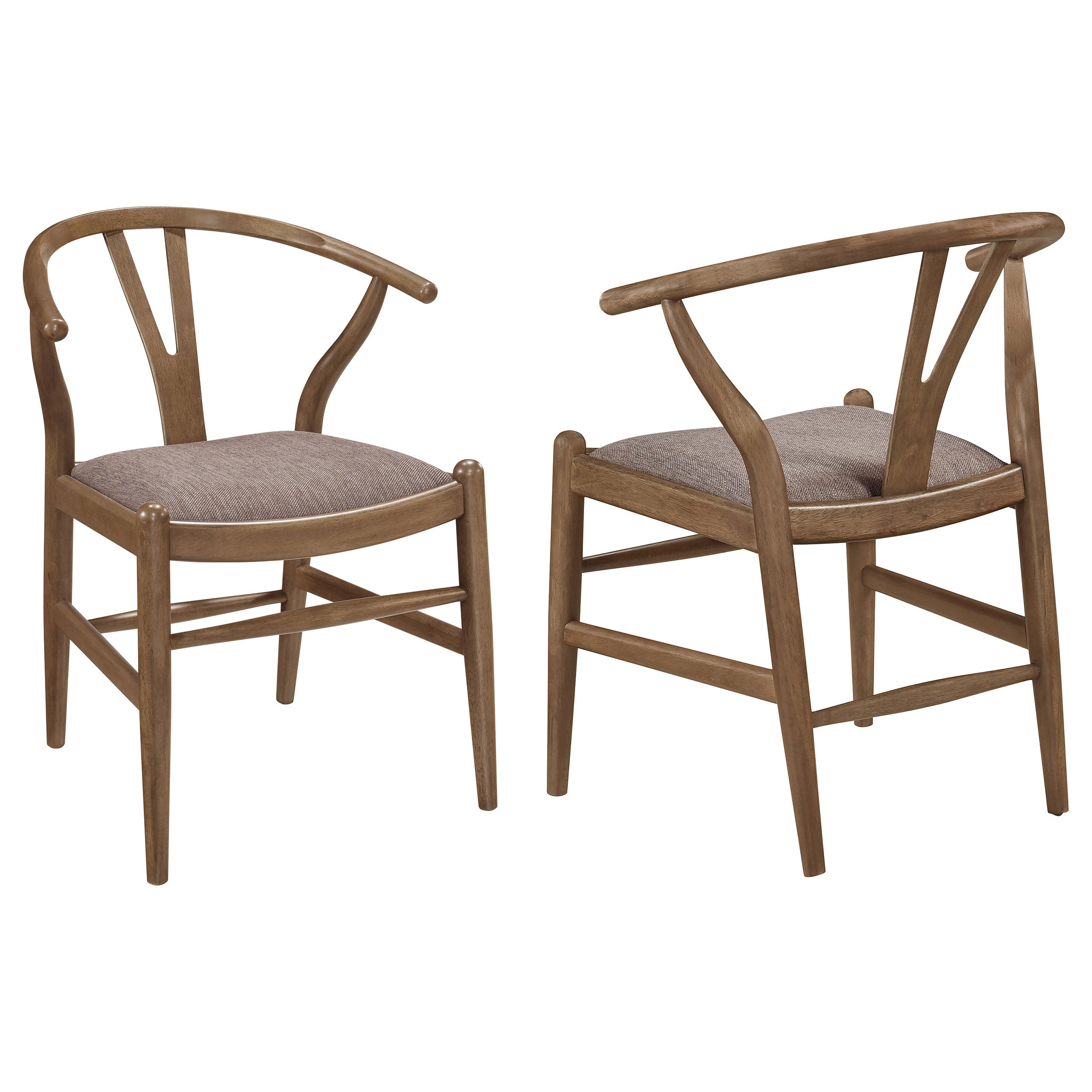 Dinah Wood Wishbone Dining Side Chair Walnut (set Of 2) - MyWaynesHome #