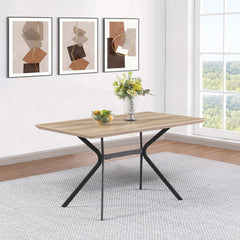 Edgecreek 53-inch Composite Wood Dining Table Light Brown - MyWaynesHome #