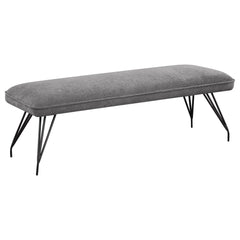 Dodson Fabric Upholstered Dining Bench Grey - MyWaynesHome #