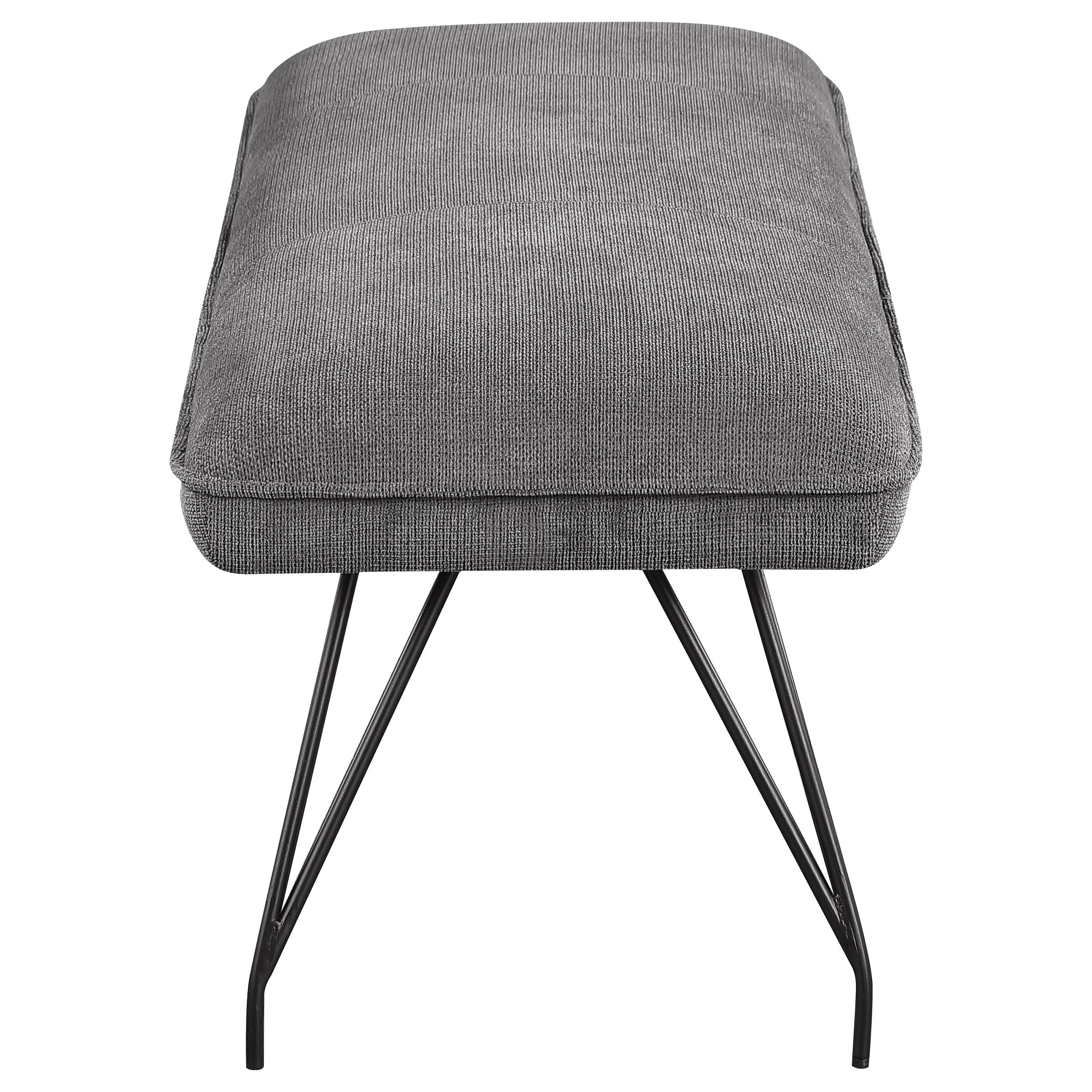 Dodson Fabric Upholstered Dining Bench Grey - MyWaynesHome #