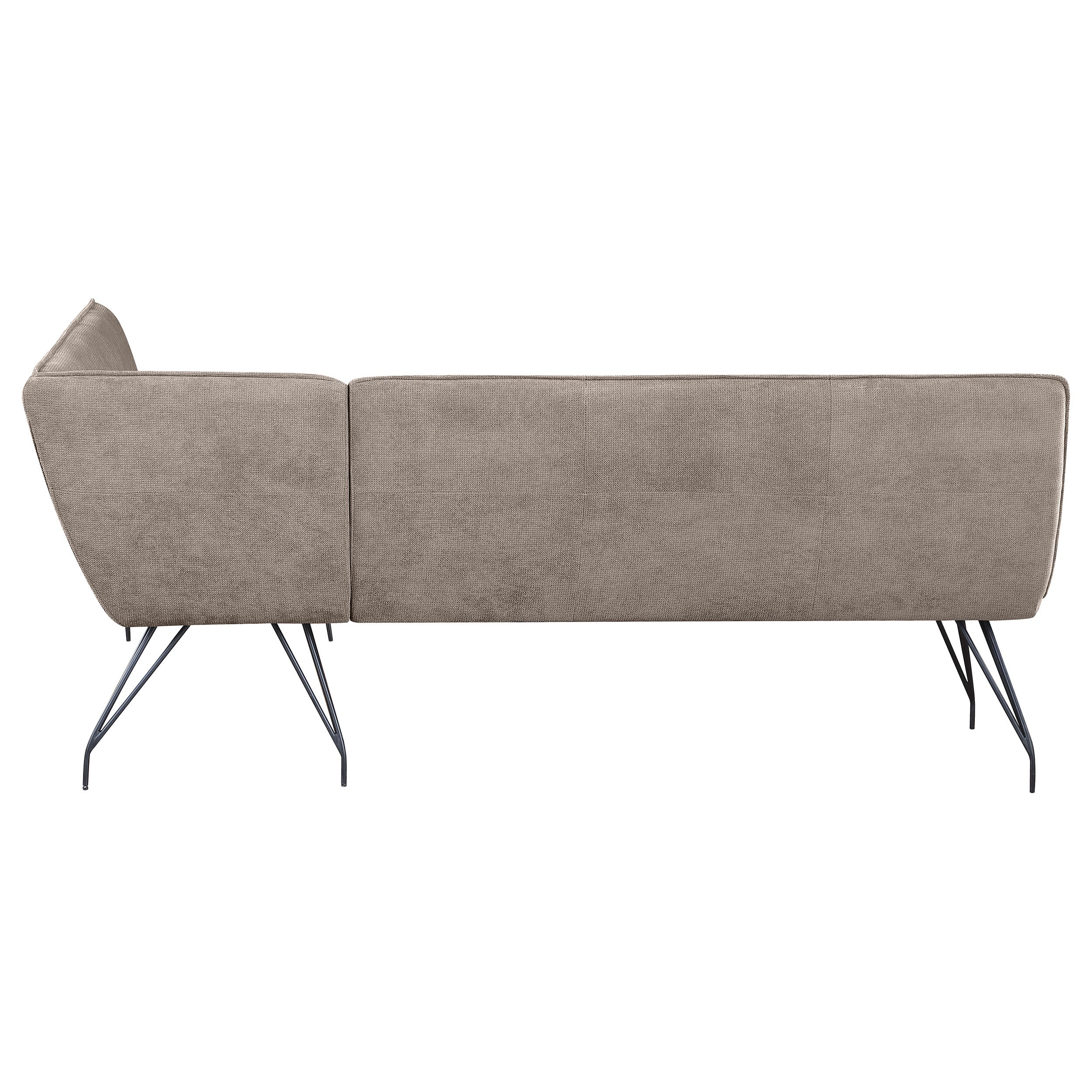 Dodson Fabric Upholstered L-shaped Nook Dining Bench Taupe - MyWaynesHome #
