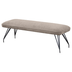Dodson Fabric Upholstered Dining Bench Taupe - MyWaynesHome #