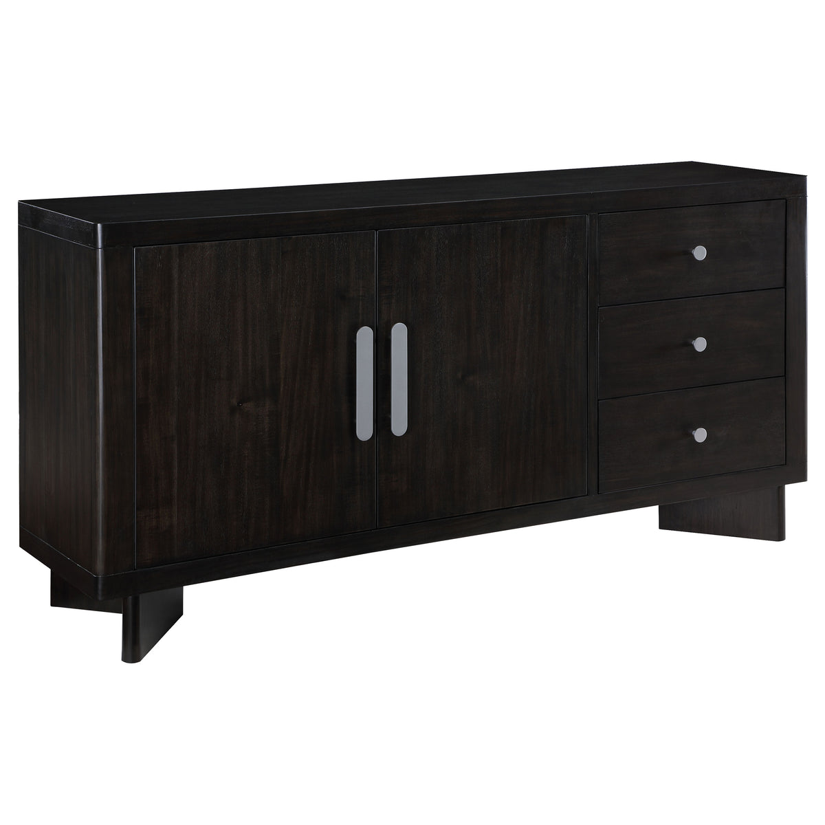 Hathaway 3-drawer Sideboard Buffet Cabinet Acacia Brown - MyWaynesHome #