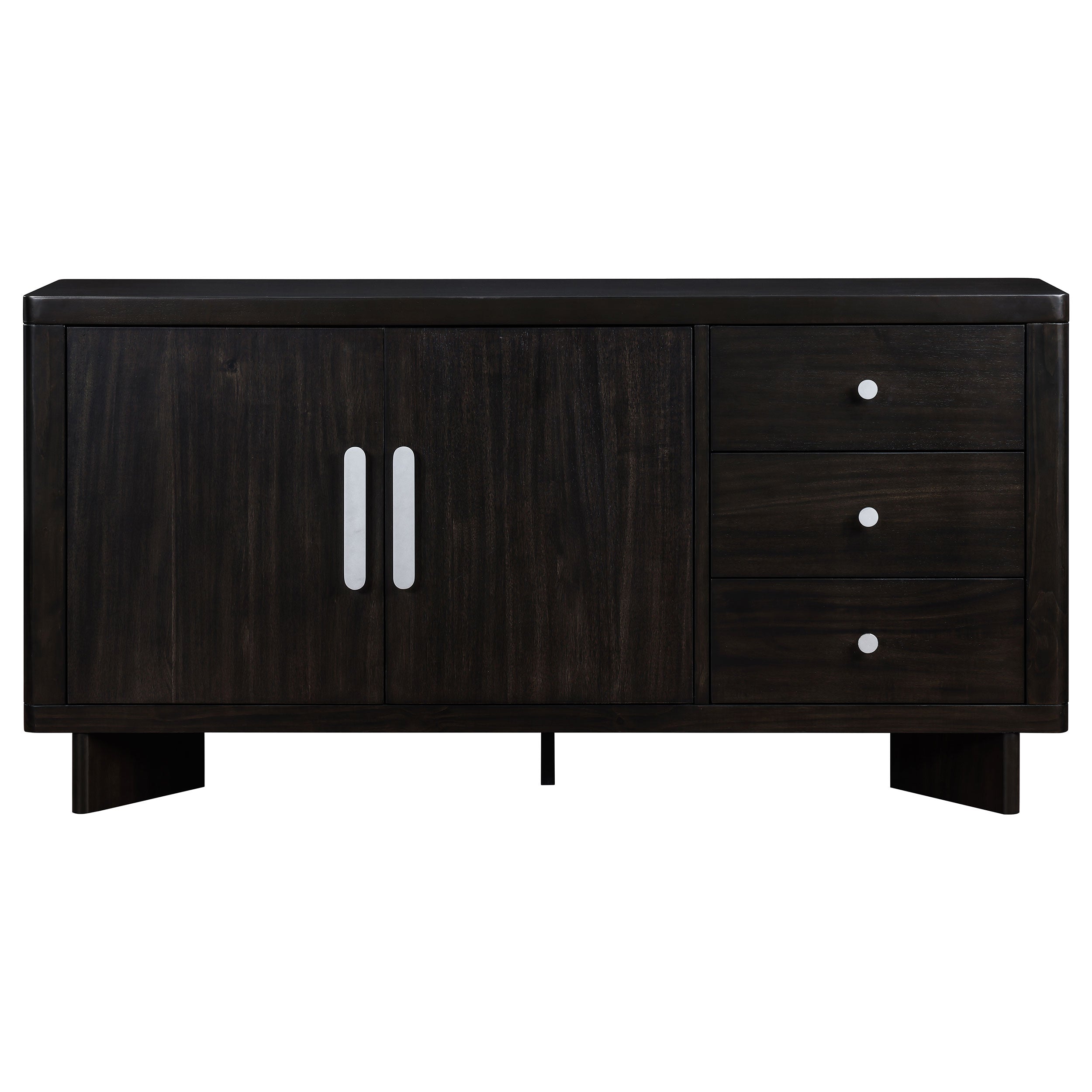 Hathaway 3-drawer Sideboard Buffet Cabinet Acacia Brown - MyWaynesHome #